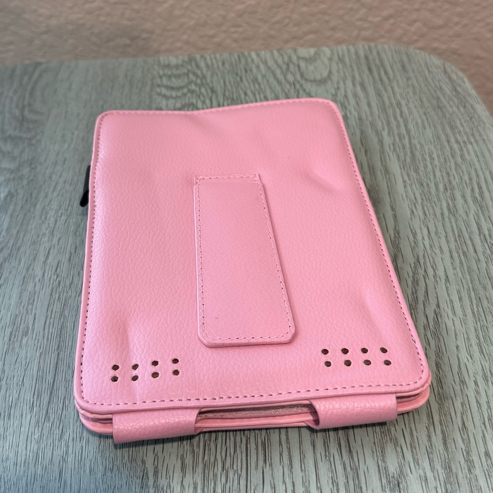 PU Leather Pink Case for Kindle/E-reader/Tablet